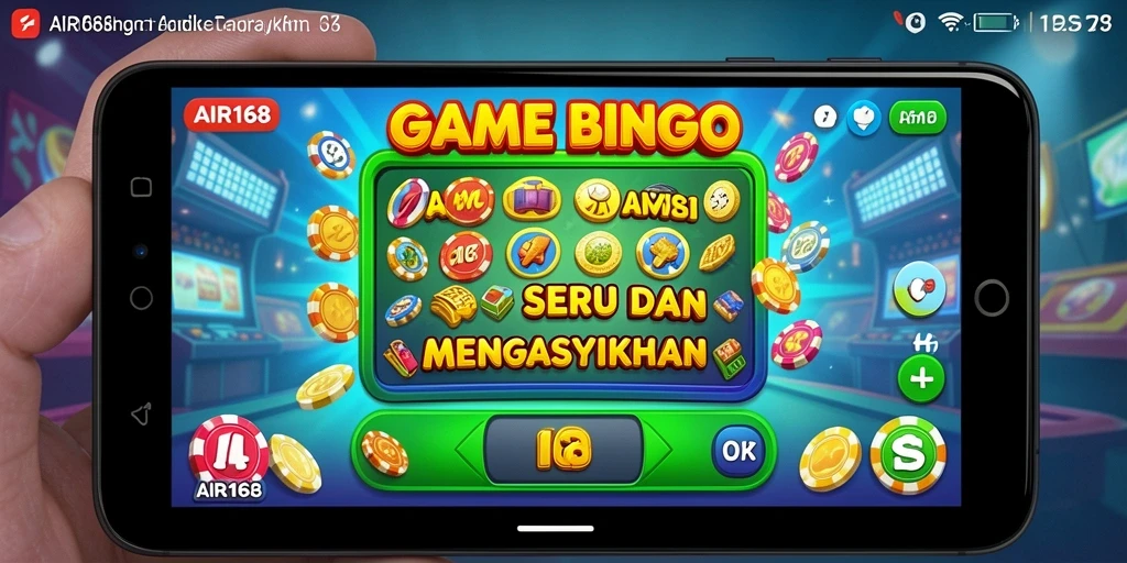Tampilan gameplay seru di AIR168 dengan variasi Bingo.