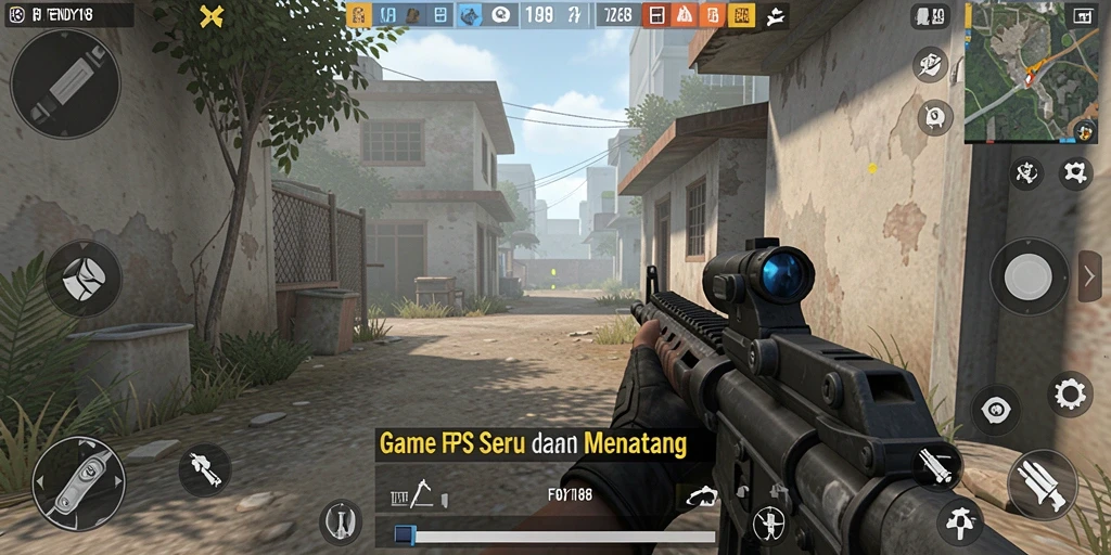 Gambaran gameplay intens dan penuh aksi di FENDY188.
