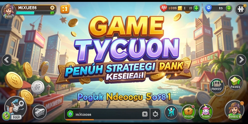 Tampak gameplay seru dari MIXUE88 yang menguji strategi bisnis.