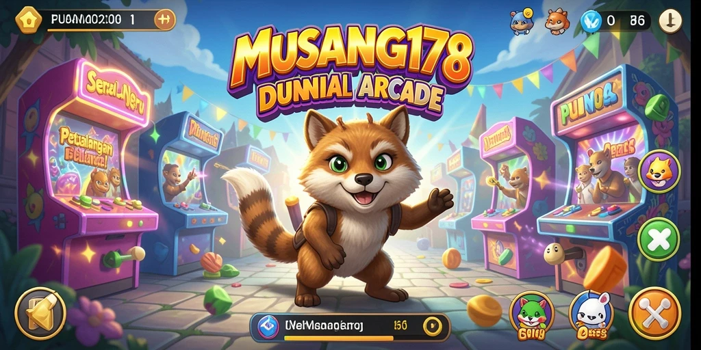 Tampilan menarik dari gameplay seru dalam game Arcade.