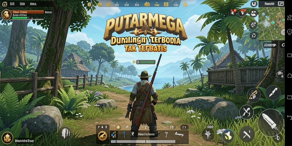 Gameplay PUTARMEGA dengan petualangan dunia terbuka yang seru.