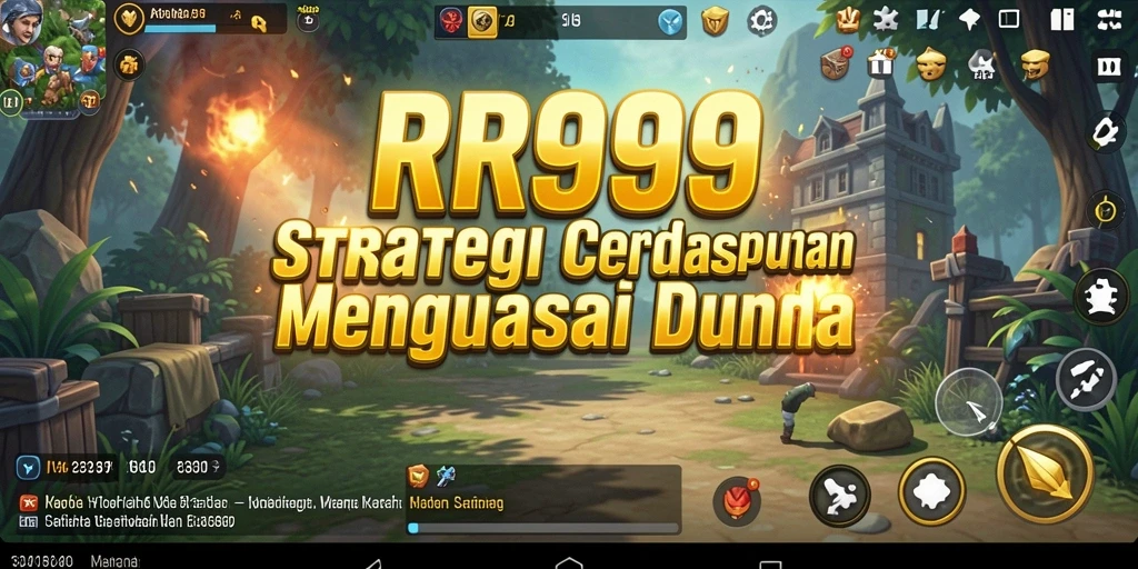 Tampilan gameplay strategi yang mendebarkan dari RR999.