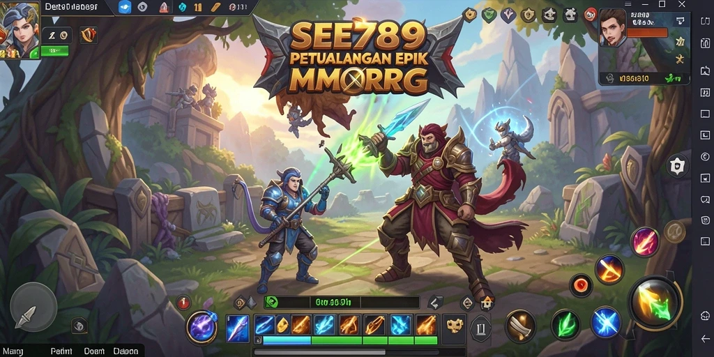 Tampilan menarik dari gameplay SEE789 dalam dunia MMORPG.