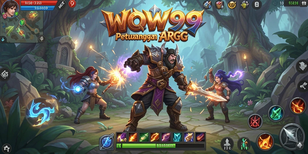 Tampilan gameplay WOW99 yang mendebarkan dengan aksi pertarungan intens.